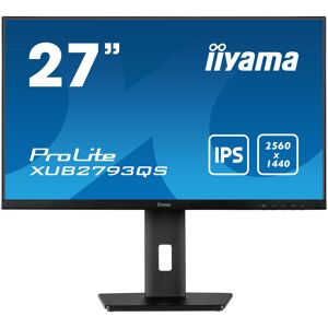 IIYAMA ProLite XUB2793QS-B1 écran plat de PC 68,6 cm (27 ) 2560 x 1440 pixels Wide Quad HD LED Noir - Neuf - Publicité