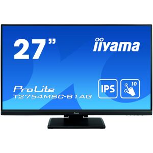 IIYAMA ProLite T2754MSC-B1AG écran plat de PC 68,6 cm (27 ) 1920 x 1080 pixels Full HD LED Écran tactile Multi-utilisateur Noir - Neuf - Publicité
