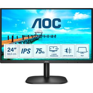 AOC B2 24B2XH/EU LED display 60,5 cm (23.8 ) 1920 x 1080 pixels Full HD Noir - Neuf - Publicité