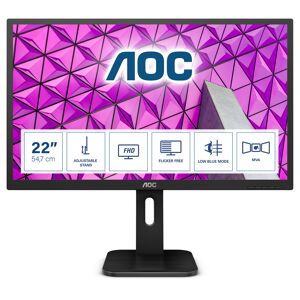 AOC P1 22P1 écran plat de PC 54,6 cm (21.5 ) 1920 x 1080 pixels Full HD LED Noir - Neuf