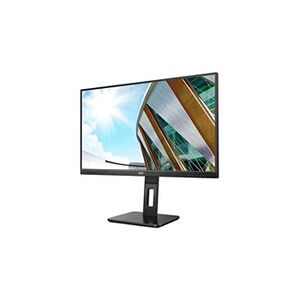 AOC Q27P2Q - Ecran LED - 27" - 2560 x 1440 QHD @ 75 Hz - IPS - 300 cd/m² - 1000:1 - 4 ms - HDMI, VGA, DisplayPort - haut-parleurs - noir - Publicité