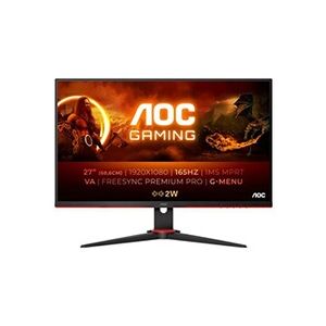 AOC Gaming 27G2SAE/BK - Ecran LED - jeux - 27" - 1920 x 1080 Full HD (1080p) @ 165 Hz - VA - 350 cd/m² - 1 ms - 2xHDMI, DisplayPort - haut-parleurs - Publicité