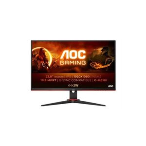 AOC Gaming 24G2SPU/BK - G2 Series - écran LED - jeux - 23.8" - 1920 x 1080 Full HD (1080p) @ 165 Hz - IPS - 300 cd/m² - 1000:1 - 4 ms - 2xHDMI, VGA, - Publicité