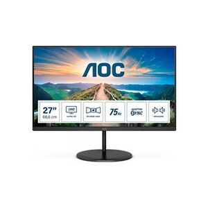 AOC Ecran Ordinateur Moniteur PC U27V4EA 27 pouces Noir - Publicité