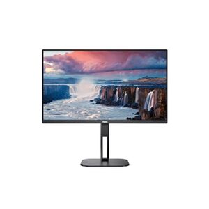 AOC Q27V5C - Ecran LED - 27" - 2560 x 1440 QHD @ 75 Hz - IPS - 300 cd/m² - 1000:1 - 4 ms - HDMI, DisplayPort, USB-C - haut-parleurs - noir - Publicité