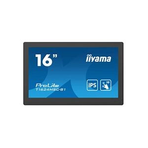 Iiyama ProLite T1624MSC-B1 - Ecran LED - 15.6" - écran tactile - 1920 x 1080 Full HD (1080p) - IPS - 450 cd/m² - 800:1 - 25 ms - HDMI - haut-parleurs - - Publicité