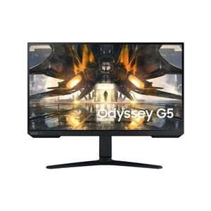 Samsung Odyssey G5 S27AG520NU - Ecran LED - 27" - 2560 x 1440 WQHD @ 165 Hz - IPS - 400 cd/m² - 1000:1 - DisplayHDR 400 - 1 ms - HDMI, DisplayPort - noir - Publicité