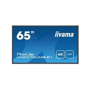 Iiyama Ecran ProLite LH6570UHB-B1 4K UHD 65" - Publicité