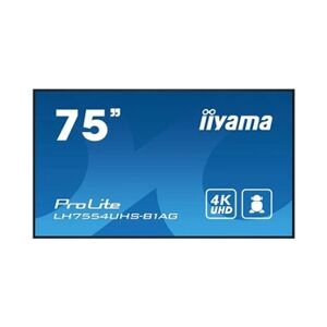 Iiyama ProLite LH7554UHS-B1AG - Classe de diagonale 75" (74.5" visualisable) écran LCD rétro-éclairé par LED - signalisation numérique - avec lecteur - Publicité