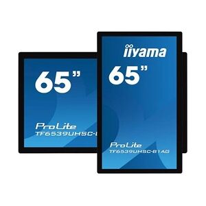 Iiyama ProLite TF6539UHSC-B1AG - Classe de diagonale 65" écran LCD rétro-éclairé par LED - signalétique numérique interactive - avec écran tactile - Publicité