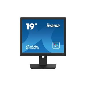 Iiyama ProLite B1980D-B5 - Ecran LED - 19" - 1280 x 1024 @ 60 Hz - TN - 250 cd/m² - 1000:1 - 5 ms - DVI, VGA - noir mat - Publicité