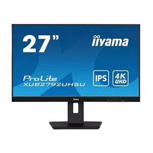 Iiyama ProLite XUB2792UHSU-B5 - Ecran LED - 27" - 3840 x 2160 4K @ 60 Hz - IPS - 350 cd/m² - 1000:1 - 4 ms - HDMI, DisplayPort - haut-parleurs - noir, mat - Publicité