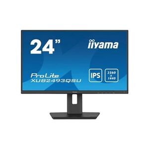 Iiyama ProLite XUB2493QSU-B5 - Ecran LED - 24" (23.8" visualisable) - 2560 x 1440 WQHD @ 60 Hz - IPS - 300 cd/m² - 1000:1 - 4 ms - HDMI, DisplayPort - - Publicité