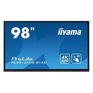 Iiyama ProLite TE9812MIS-B1AG - Classe de diagonale 98" (97.5" visualisable) écran LCD rétro-éclairé par LED - signalétique numérique interactive - avec - Publicité