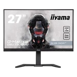 Iiyama G-MASTER Silver Crow GB2730QSU-B5 - Ecran LED - 27" - 2560 x 1440 WQHD @ 75 Hz - TN - 350 cd/m² - 1000:1 - 1 ms - HDMI, DVI-D, DisplayPort - - Publicité