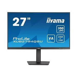 Iiyama ProLite XUB2794QSU-B6 - Ecran LED - 27" - 2560 x 1440 WQHD @ 100 Hz - VA - 250 cd/m² - 4000:1 - 1 ms - HDMI, DisplayPort - haut-parleurs - noir mat - Publicité