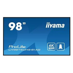 Iiyama ProLite LH9875UHS-B1AG - Classe de diagonale 98" (97.5" visualisable) écran LCD rétro-éclairé par LED - signalisation numérique - avec lecteur - Publicité