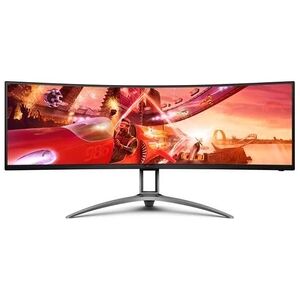 AOC Gaming AG493QCX - AGON Series - écran LED - jeux - incurvé - 49" (48.8" visualisable) - 3840 x 1080 DFHD @ 144 Hz - VA - 400 cd/m² - DisplayHDR 400 - - Publicité