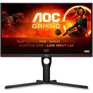 AOC G3 25G3ZM/BK écran plat de PC 62,2 cm (24.5 ) 1920 x 1080 pixels Full HD Noir, Rouge - Neuf - Publicité