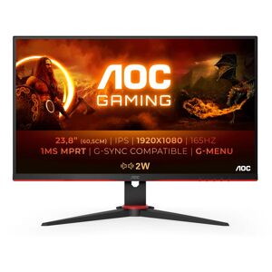 AOC 24G2SPU/BK écran plat de PC 60,5 cm (23.8 ) 1920 x 1080 pixels Full HD Noir, Rouge - Neuf - Publicité
