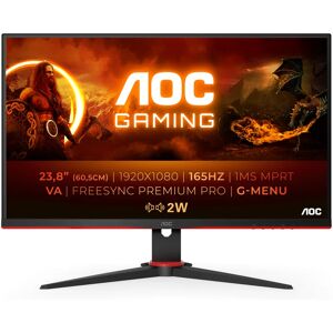 AOC 24G2SAE/BK écran plat de PC 60,5 cm (23.8 ) 1920 x 1080 pixels Full HD Noir, Rouge - Neuf - Publicité