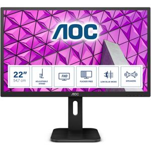 AOC P1 22P1D LED display 54,6 cm (21.5 ) 1920 x 1080 pixels Full HD Noir - Neuf - Publicité