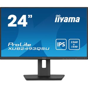 IIYAMA ProLite XUB2493QSU-B5 écran plat de PC 61 cm (24 ) 2560 x 1440 pixels Wide Quad HD LED Noir - Neuf - Publicité