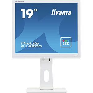 IIYAMA Prolite B1980D-W1 Écran LED SXGA (VGA, DVI) à Hauteur réglable et Pivot Blanc 48 cm (19") - Publicité