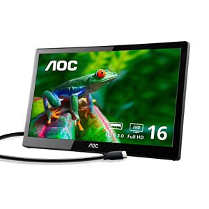 AOC I1659FWUX 15.6" Full HD LCD/TFT Plat Noir écran Plat de PC Écrans Plats de PC (39,6 cm (15.6"), 1920 x 1080 Pixels, Full HD, IPS, 25 ms, Noir) - Publicité