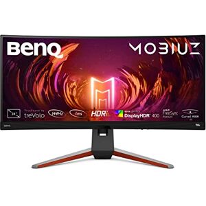 BenQ MOBIUZ EX3415R Écran Curved Gaming (34 Pouces, IPS, Ultrawide, 1440P, 144 Hz, 1ms, HDR 400, FreeSync Premium Pro, télécommande) - Publicité