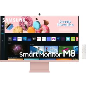 Samsung Smart Monitor M8 32’’ UHD 4K. Ecran Tout-en-Un pour accéder Facilement à Vos Applications de Divertissement et Travail. Jusqu'à 100€ remboursés - Publicité