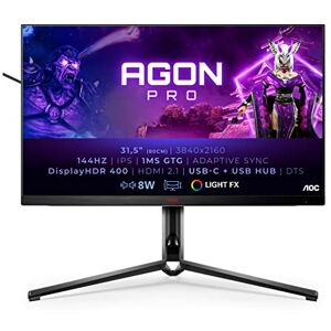 AOC AG324UX Gaming-Moniteur 80 cm (31,5 Zoll)(4K-UHD, IPS, HDMI, DisplayPort, USB-C, 1ms, 144Hz, FreeSync/G-Sync) - Publicité