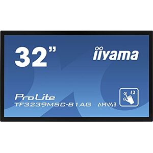 IIYAMA Prolite TF3239MSC-B1AG Moniteur à écran Tactile 80 cm (31.5") 1920 x 1080 Pixels Plusieurs Pressions Multi-utilisateur Noir - Publicité