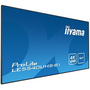 IIYAMA Prolite LE5540UHS-B1 Moniteur grand format 55" AMVA 4K UHD VGA/HDMI Utilisation 18/7 Noir - Publicité