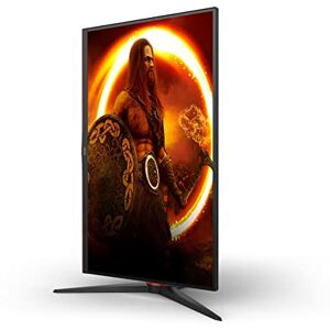 AOC Écran gaming Q27G2U 80 cm (27 pouces) (QHD, HDMI, DisplayPort, FreeSync, temps de réponse de 1 ms, 144 Hz, 2560x1440) noir/rouge - Publicité