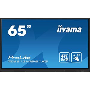 IIYAMA LFD 65 Dalle IPS Anti-reflet 40 Points 3840x2160 HP 2x16W VGA 3xHDMI 1xUSB-C 5xUSB 400cd/m² 8 ms Orient Paysage VESA 600x400 Cadre Fin TE6512MIS-B1AG - Publicité