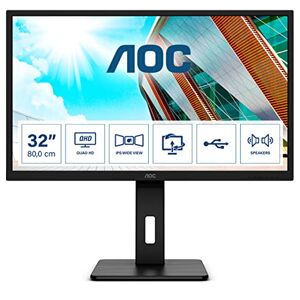 AOC P2 Q32P2 écran Plat de PC 80 cm (31.5") 2560 x 1440 Pixels 2K Ultra HD LED Noir - Publicité