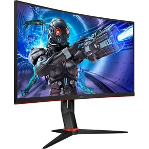 AOC Écran gaming C27G2ZE 68 cm (27 pouces) (FHD, HDMI, DisplayPort, hub USB, FreeSync, temps de réponse 0,5 ms (MPRT), 240 Hz, 1920 x 1080) noir/rouge - Publicité