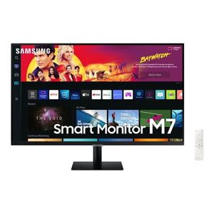 Samsung S32BM700UP - M70B Series - écran LED - Intelligent - 32" - 3840 x 2160 4K @ 60 Hz - VA - 300 cd/m² - 3000:1 - HDR10 - 4 ms - 2xHDMI, USB-C - haut-parleurs - noir Noir - Publicité