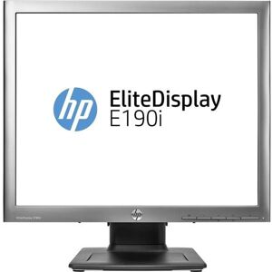 HP EliteDisplay E190i - Écran LED - 18.9" (18.9" visualisable) - 1280 x 1024 - IPS - 250 cd/m² - 1000:1 - 14 ms - DVI-D, VGA, DisplayPort - noir - pour HP t240, t430, t640; Elite Slice for Meeting Rooms G2; RP9 G1 Retail System Noir - Publicité