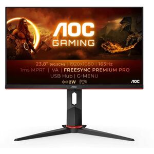 Ecran PC Gaming AOC 24G2SU/BK 24" Full HD Noir et rouge Noir et rouge - Publicité