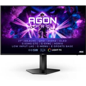 AOC AGON Pro OLED 26.5" QHD/240Hz/0.03ms/G-SYNC - Publicité