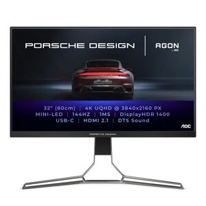 AOC Porsche PD32M 31.5" 4K/144Hz/1ms/IPS/HDR10/USB-C - Publicité