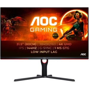 AOC U32G3X/BK 31.5" 4K/144Hz/IPS/1ms/HDR/Pivot/G-Sync - Publicité