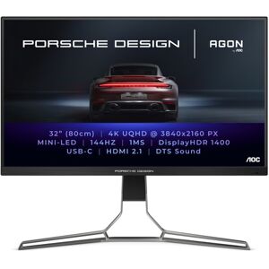 AOC Porsche PD32M 31.5" 4K/144Hz/1ms/IPS/HDR10/USB-C - Publicité