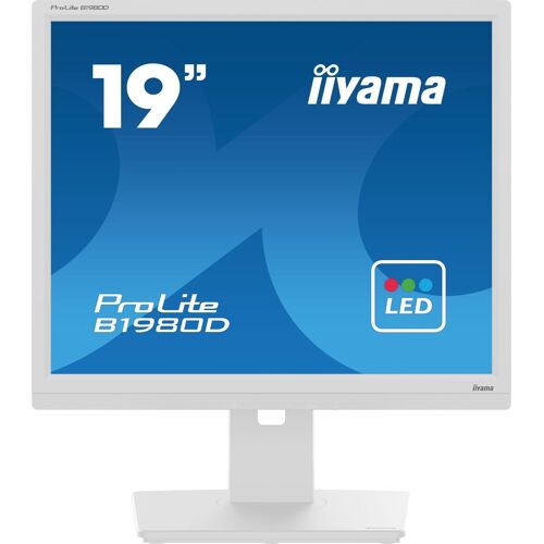 IIYAMA ProLite B1980D-W5 écran plat de PC 48,3 cm (19") 1280 x 1024 pixels SXGA LCD Blanc