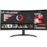 ECRAN LG 34  VA 21:9 UWFHD 3440x1440 Incurvé HDR10 300cd/m² 5ms DisplayPort 2xHDMI HPs AMD FreeSync? Mode DAS  Black Stabilizer Pied inclinable - Neuf