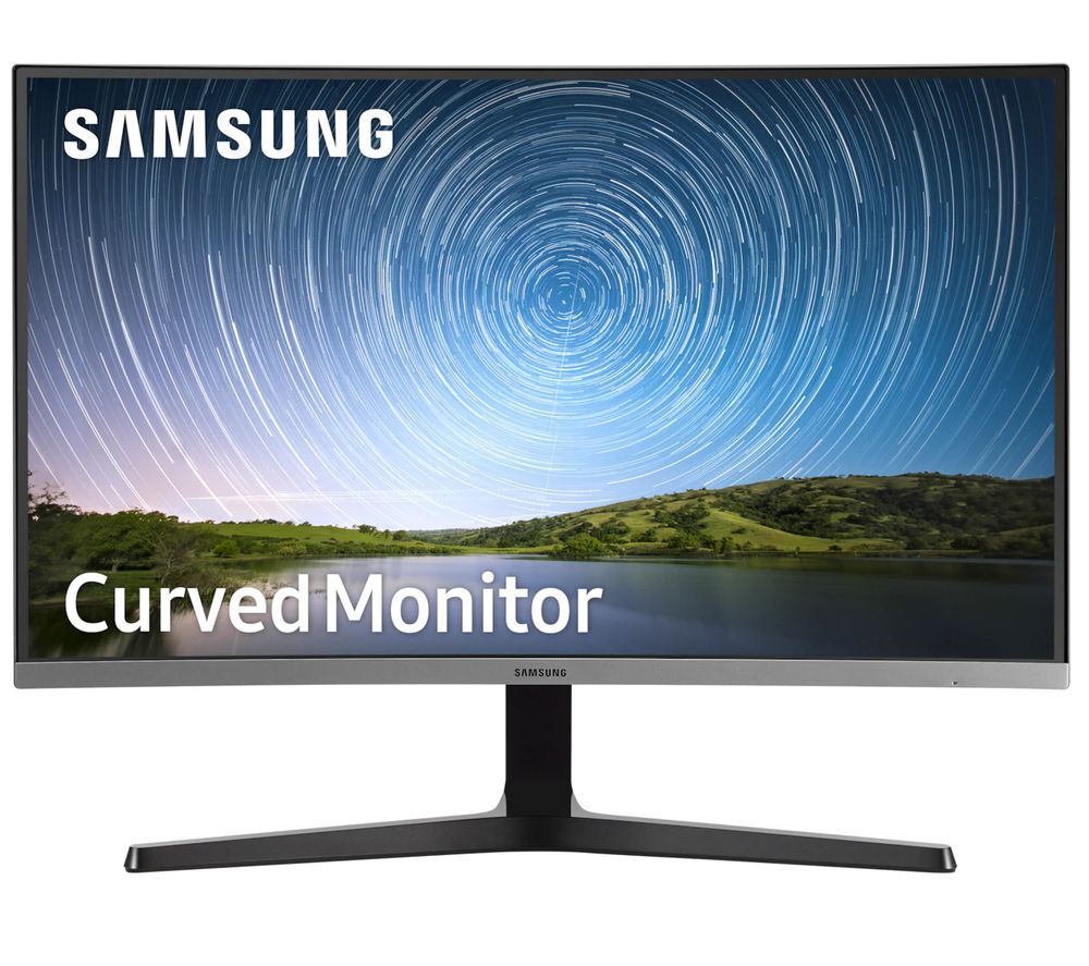 SAMSUNG LC27R500FHUXEN Full HD 27" Curved LED Monitor - Blue Grey, Blue