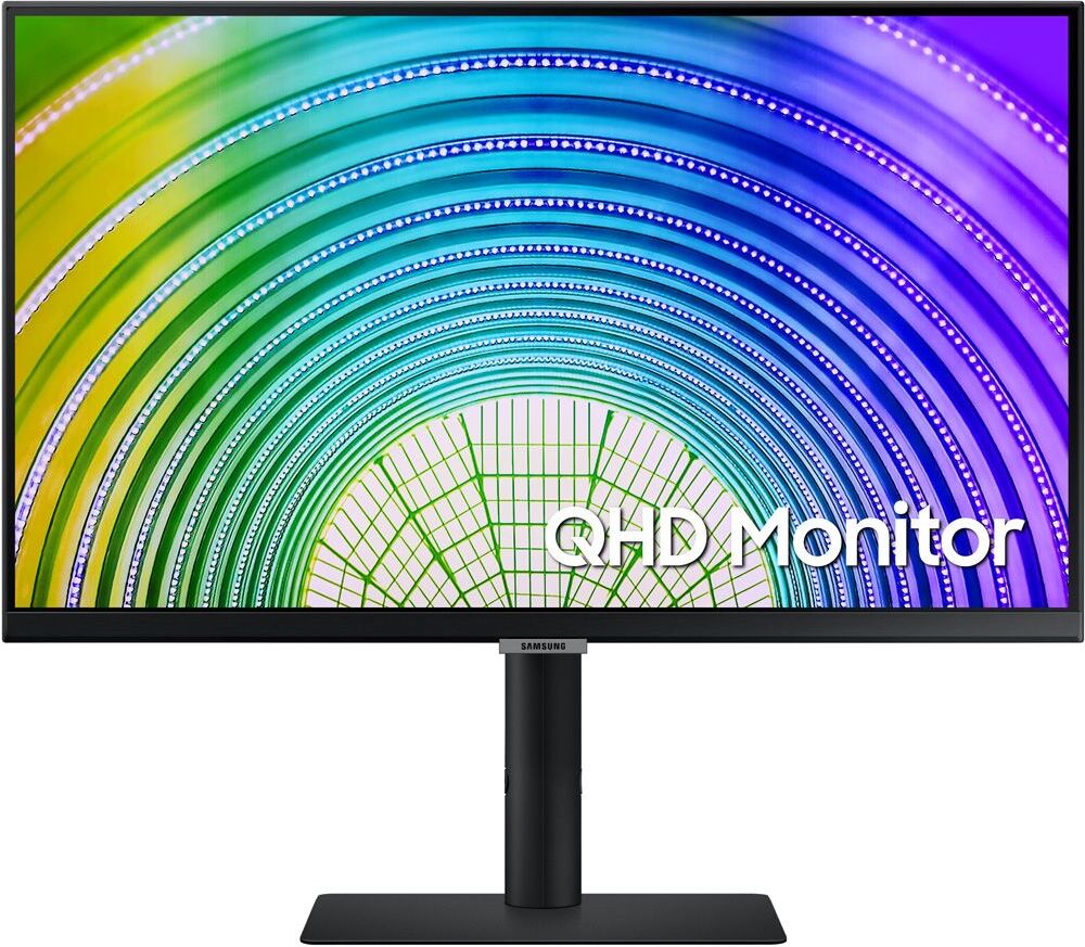 SAMSUNG LS24A600UCUXXU Quad HD 24" LED Monitor - Black, Black