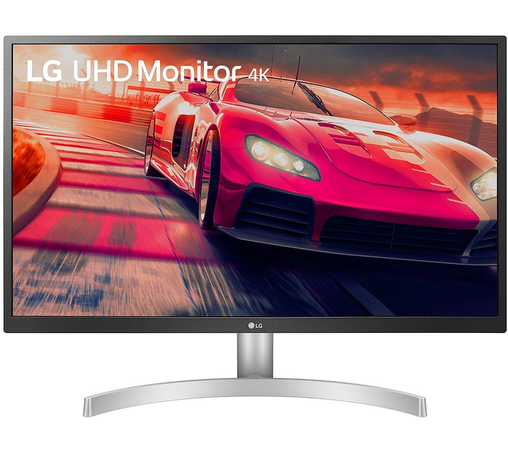 LG UltraGear 27UL500-W 4K Ultra HD 27” IPS LCD Gaming Monitor - White, White